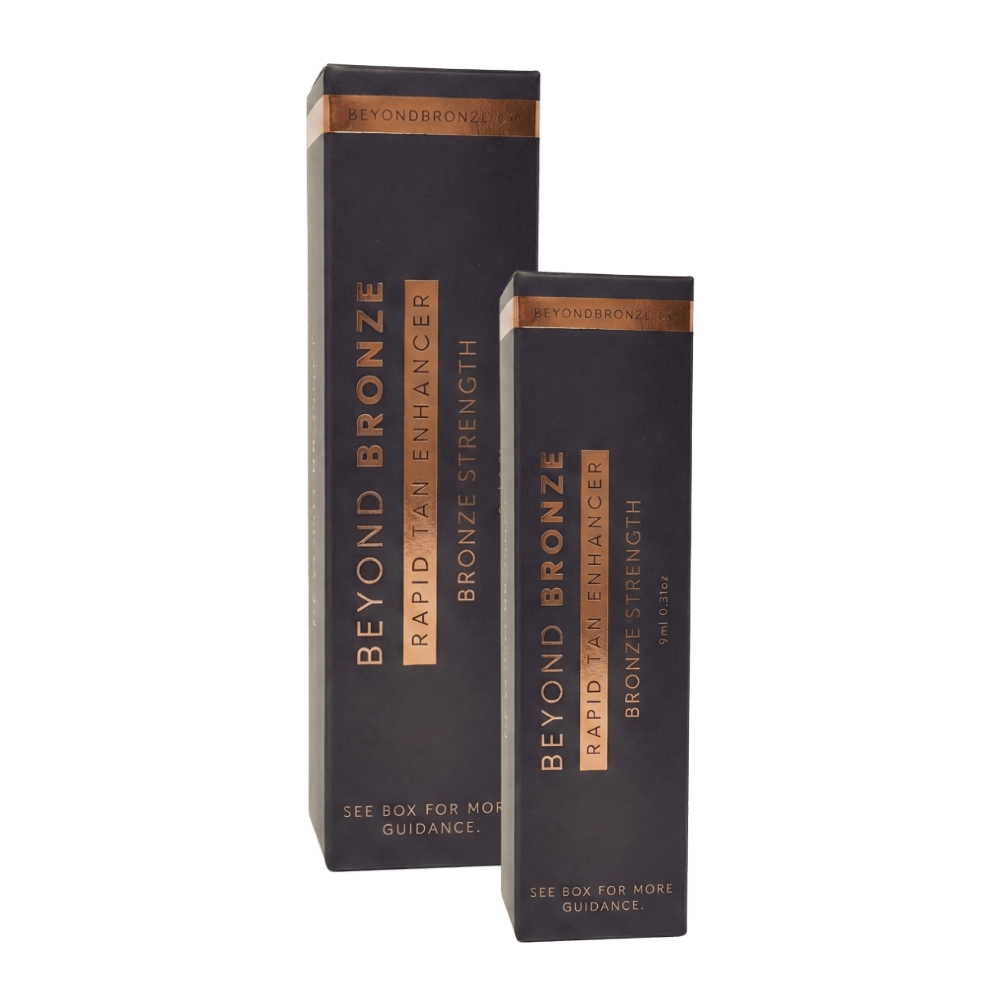 <span style="color:#B67C56;">Bronze</span> Strength Tanning Spray + Drops